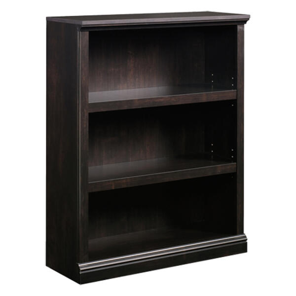 Sauder Select Collection 3 Shelf Bookcase - Estate Black - image 