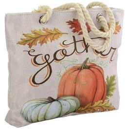 Renshun Autumn Harvest Fabric Tote with Rope Handles