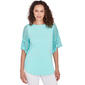 Womens Skye''s The Limit Soft Side Elbow Flare Sleeve Top - image 1