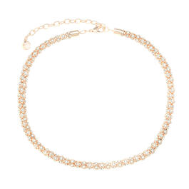 Gloria Vanderbilt Rose Gold-Tone & Crystal Necklace