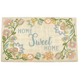 Nourison Home Sweet Home Floral Mat
