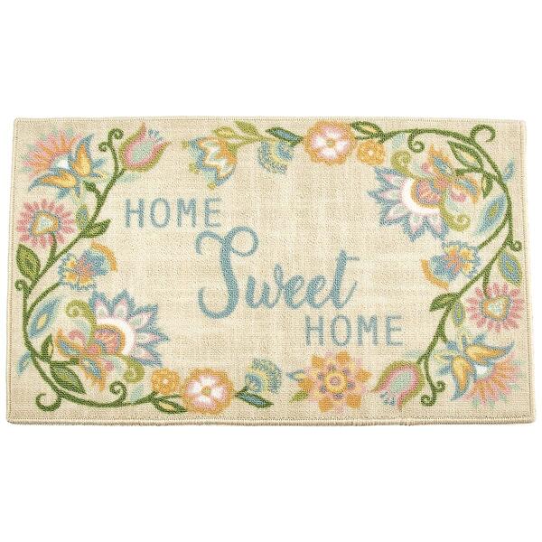 Nourison Home Sweet Home Floral Mat - image 