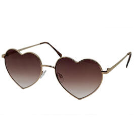 Womens Fantas Eyes Love Letter Heart Shape Sunglasses