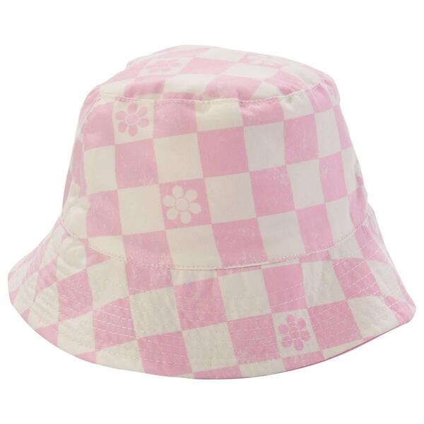 Baby Girl &#40;NB-24M&#41; Jessica Simpson Checkered & Floral Hat - image 