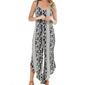 Womens Absolutely Famous Floral Cage Back Challis Jumpsuit - image 3