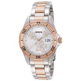 Womens Invicta Angel Lady Two-Tone Rose Flower Watch - 12507