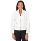 Womens Emaline Patras Long Sleeve Solid Twill Jacket - image 1