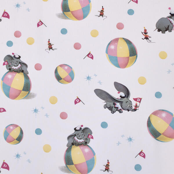 Disney Baby Vintage Dumbo Fitted Crib Sheet