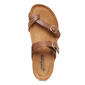 Womens Eastland Tiogo Leather Footbed Slide Sandals - image 4