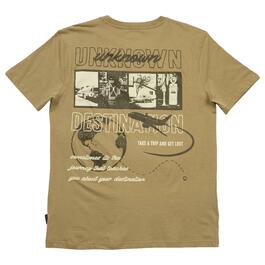 Young Mens Brooklyn Cloth&#174; Unknown Destination Tee - Olive Grey