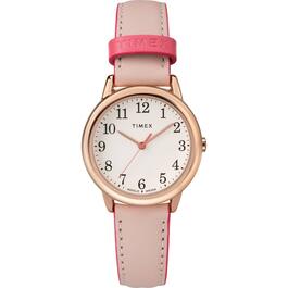 Womens Timex&#40;R&#41; Rose Gold-Tone Easy Reader Watch - TW2R62800JT