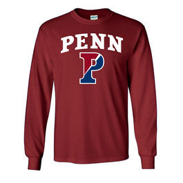 Mens University of Penn Pride Mascot Long Sleeve Tee