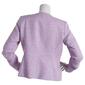 Womens Kasper Tweed Jacket w/Fringe Flap Pockets - image 2