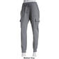 Juniors No Comment Fleece Lined Solid Cargo Pocket Joggers - image 5