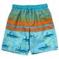 Boys &#40;8-20&#41; SURFZONE&#174; Ombre & Stripe Sharks Swim Shorts - image 2
