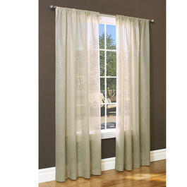 Weathermate Insulated Sheer Curtain Panel - Linen