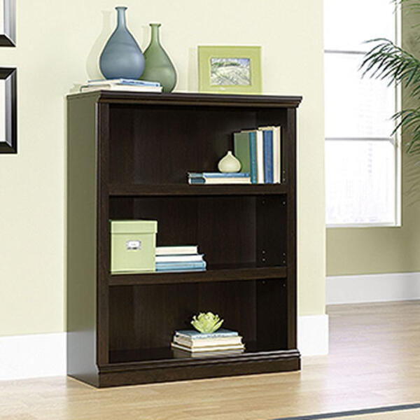 Sauder 3 Shelf Bookcase - Jamocha - image 