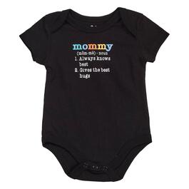 Baby Unisex &#40;3-9M&#41; Baby Essentials Mom Knows Best Bodysuit