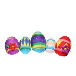 Northlight Seasonal 10' Inflatable Lighted Easter Eggs Decoration