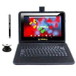 Linsay 10in. Android 12 Tablet with Leather Keyboard