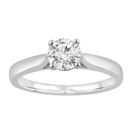 Nova Star&#40;R&#41; Sterling Silver Lab Grown Diamond Solitaire Ring