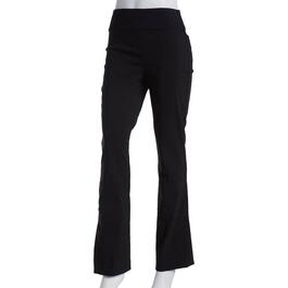 Juniors Leighton Solid Millenium Bootcut Pants with Side Slit