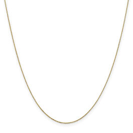 Gold Classics&#40;tm&#41;10kt. 0.6mm Diamond Cut Cable Chain Necklace