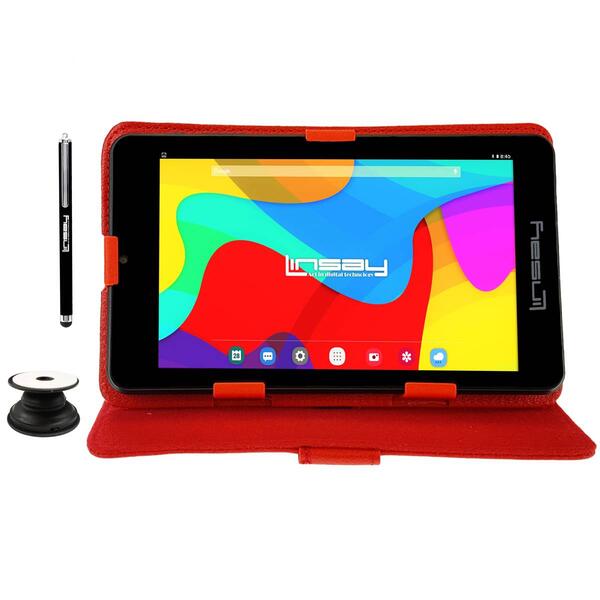 Linsay 7in. Quad Core Tablet with Leather Case - image 