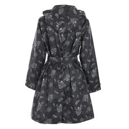 Womens Capelli Floral Paisley Mid Length Trench Coat