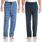 Mens Big & Tall Hanes&#40;R&#41; Ultimate&#40;R&#41; 2pk. Flannel Pajama Pants - image 1