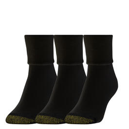 Womens Gold Toe&#174; 3pk. Ultra Tec Terry Cuff Socks