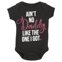 Baby Girl &#40;NB-12M&#41; Babies with Attitude Aint No Daddy Bodysuit