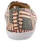 Womens Ashley Blue Twin Gore Flag Canvas Slip Ons - image 3