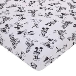 Disney Mickey & Friends Fitted Mini Crib Sheet