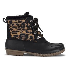 Womens BareTraps&#174; Flynn Leopard Duck Boots