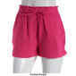 Juniors No Comment Resort Crinkle Gauze Cotton Shorts - image 3