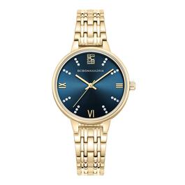 Womens BCBG Maxazria Gold-Tone/Blue Dial Watch - BAWLG0001303