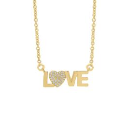 Gold Plated Love Necklace