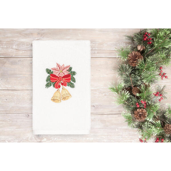 Linum Home Textiles Christmas Bells Hand Towel - image 