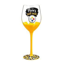 Evergreen Pittsburgh Steelers Stemmed Wine Glass