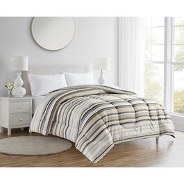 Ashley Cooper&#40;tm&#41; Neutral Stripe Print Comforter