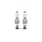 Moluxi&#8482; Sterling Silver 1ctw. Moissanite Hoop Earrings - image 2