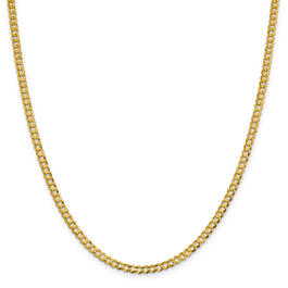 Gold Classics&#40;tm&#41; 3.7mm. Solid Polished Light Cuban Necklace