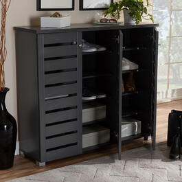Baxton Studio Adalwin Shoe Storage Cabinet
