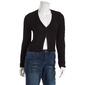Juniors No Comment Enzyme Rib Hook & Eye Cardigan - image 1