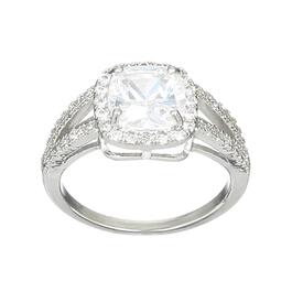Ashley Cooper&#40;tm&#41; Cubic Zirconia Square Stone Double Band Ring