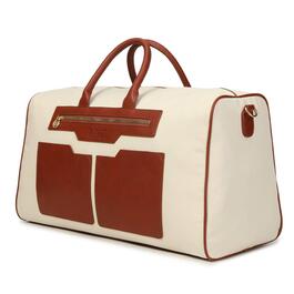 Badgley Mischka Juliet XL Canvas Weekender Duffel Travel Bag