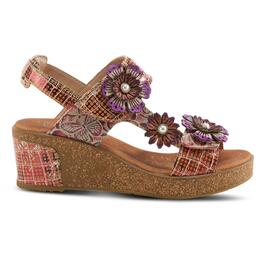 Womens L&#8217;Artiste by Spring Step Radd-Geo Wedge Sandals