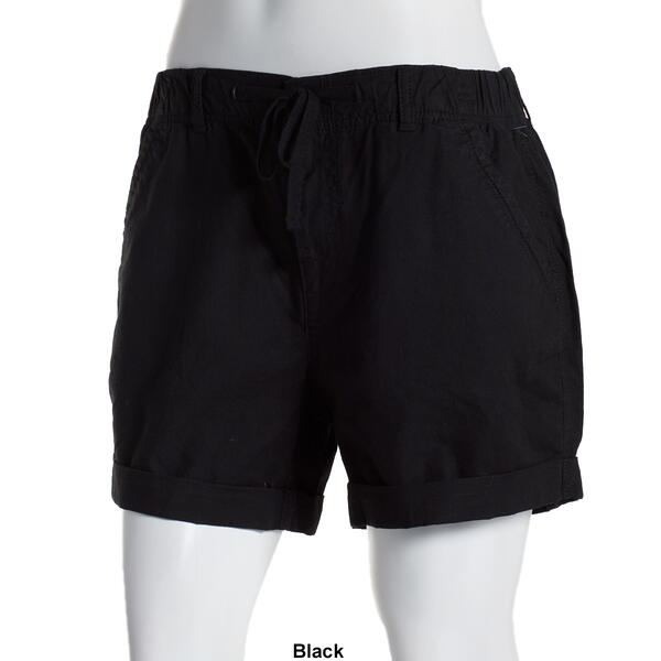 Plus Size Architect&#174; Garment Washed Shorts with Roll Cuff