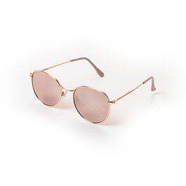 Womens Aeropostle Thinline Round Metal Frame Sunglasses
